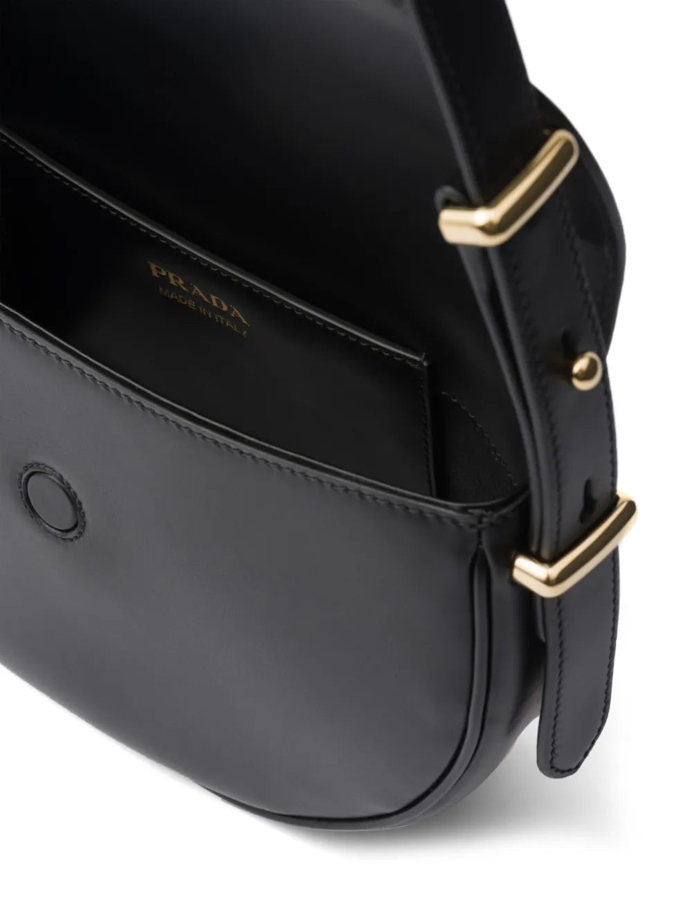 Prada Arque Leather Shoulder Bag