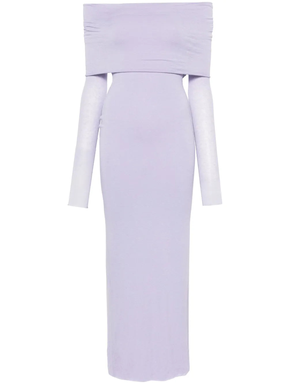 Manuri Off Shoulder Fine Knit Dress