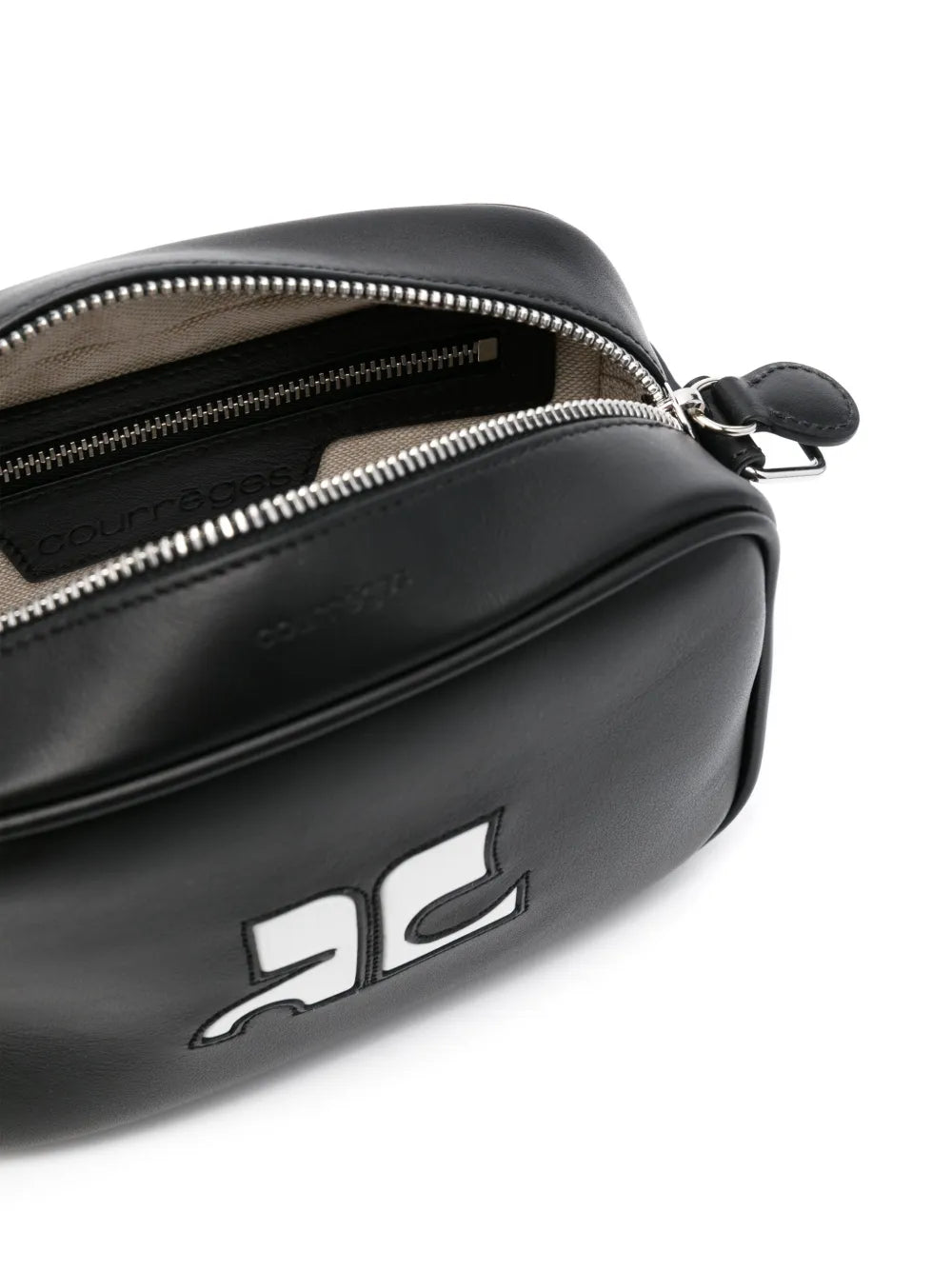 Courreges Reedition Leather Camera Bag