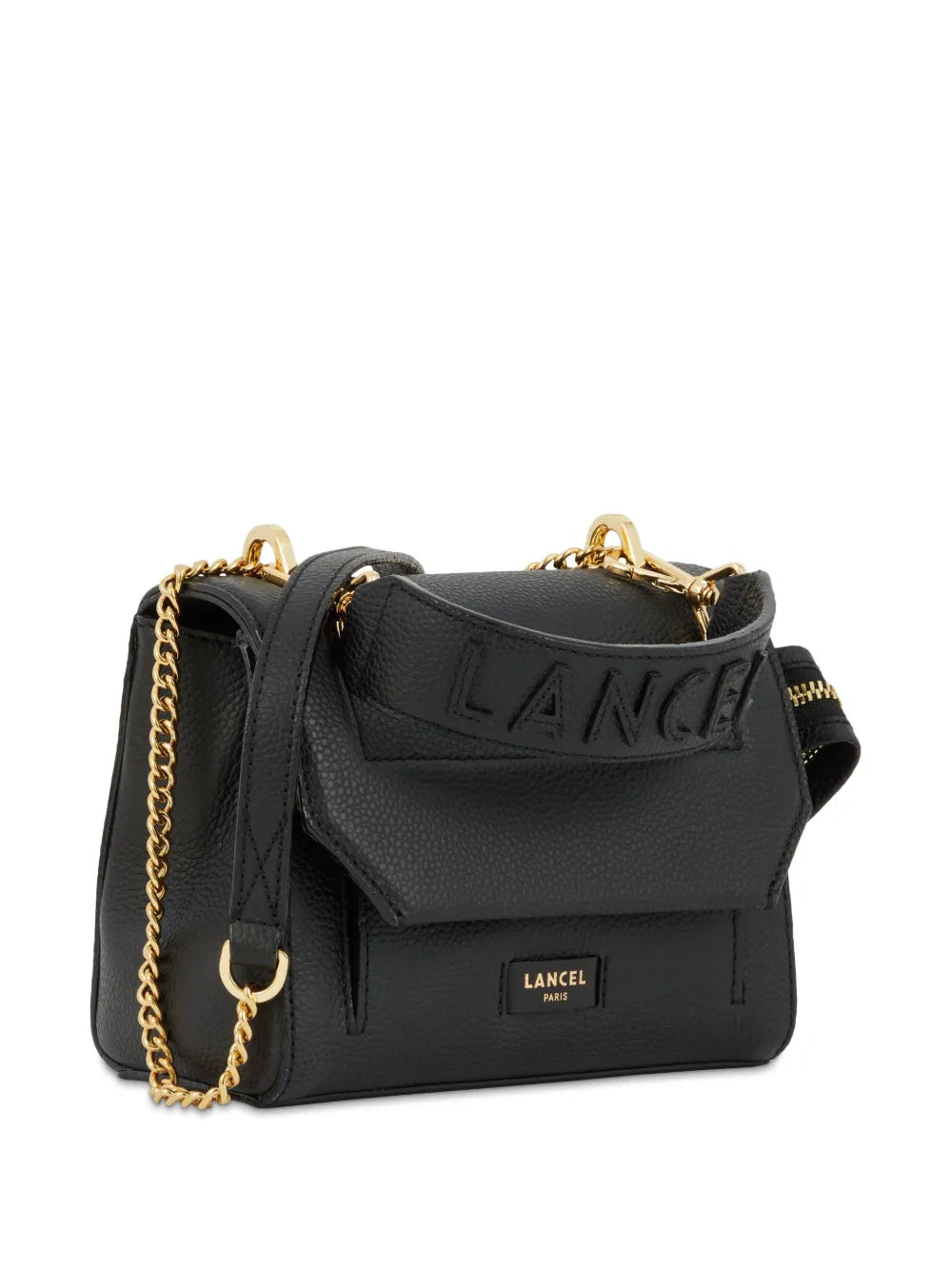 Lancel Medium Ninon De Lancel Leather Flap Bag