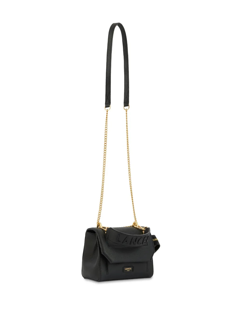 Lancel Medium Ninon De Lancel Leather Flap Bag