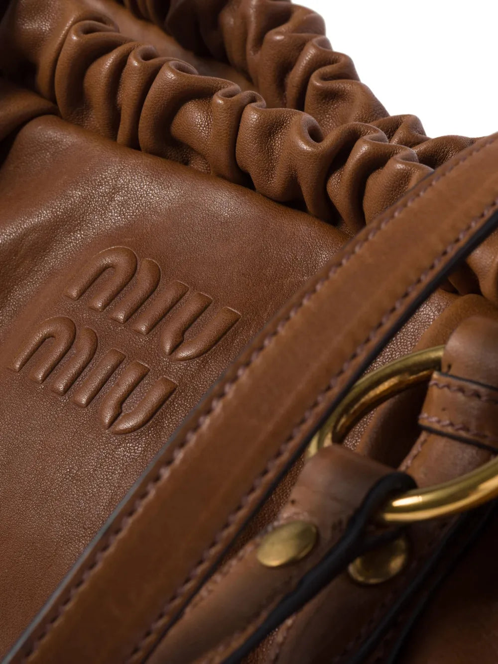 Miu Miu Nappa Leather Shoulder Bag