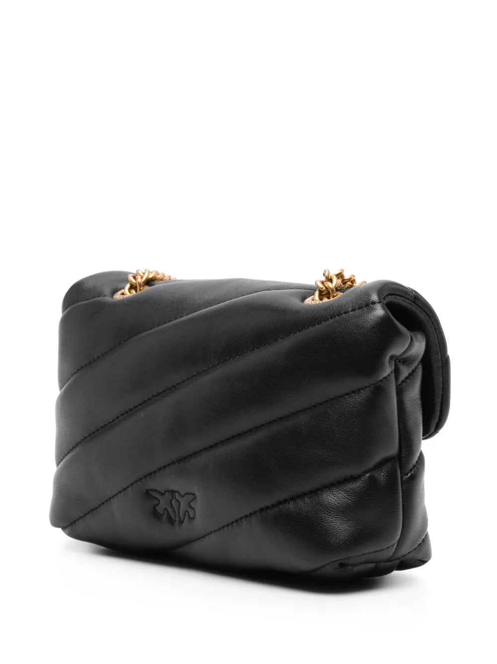 Pinko Love Baby Puff Leather Crossbody Bag