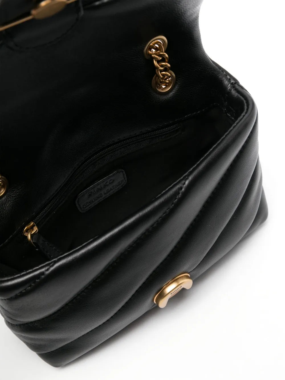 Pinko Love Baby Puff Leather Crossbody Bag