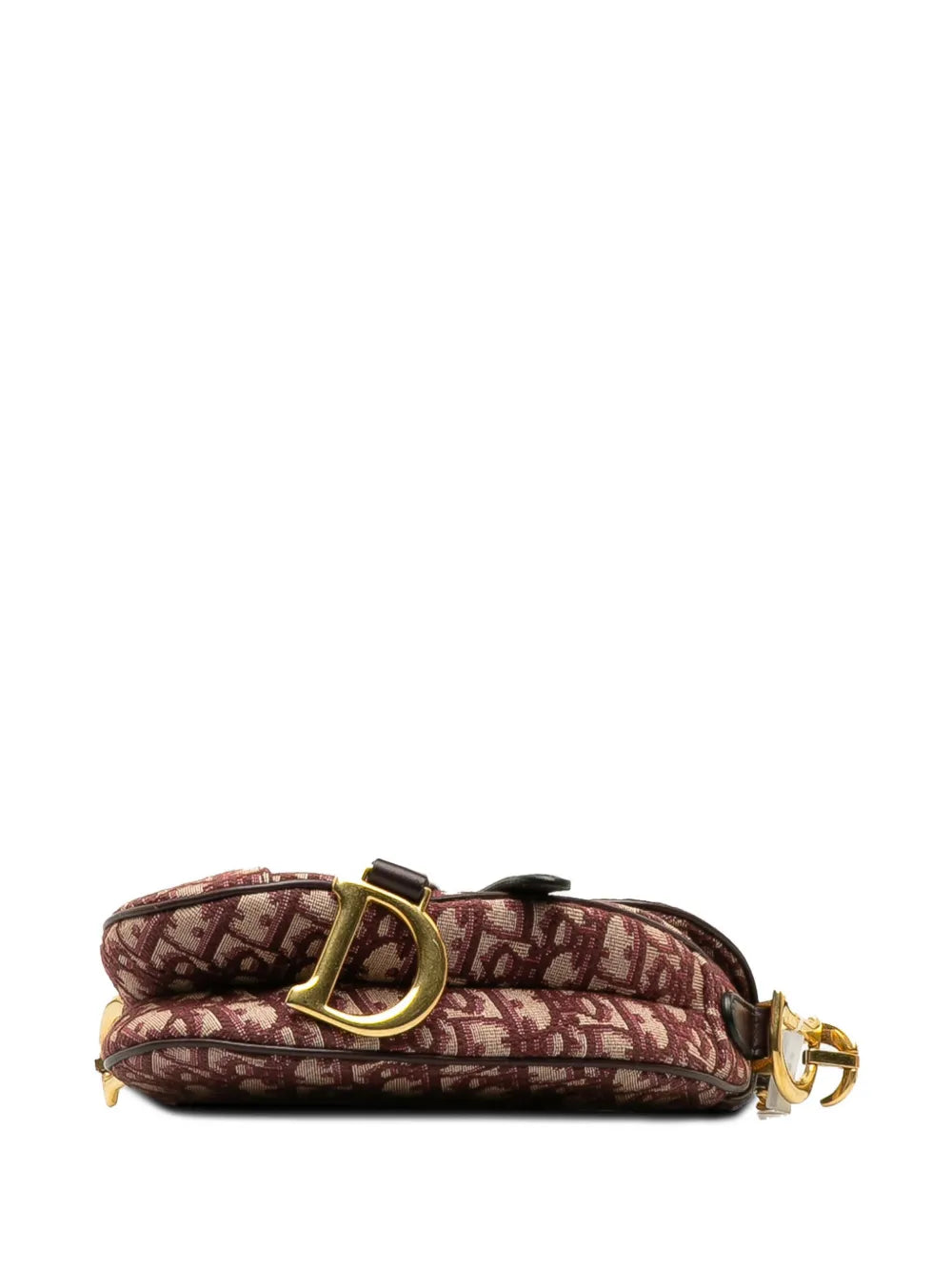 Christian Dior Pre Owned 2018 Mini Oblique Saddle Shoulder Bag