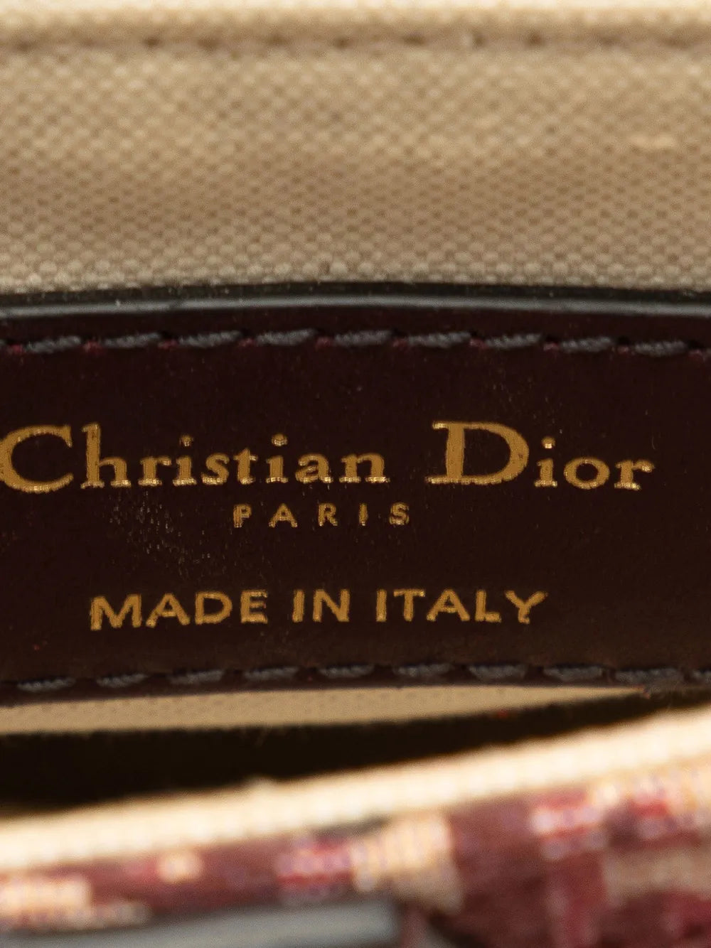 Christian Dior Pre Owned 2018 Mini Oblique Saddle Shoulder Bag