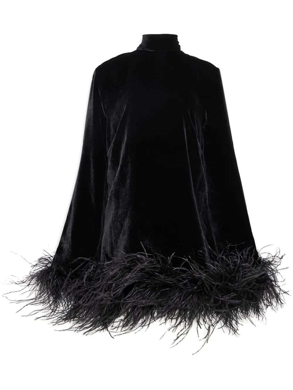 Taller Marmo Gina Feather Trim Minidress