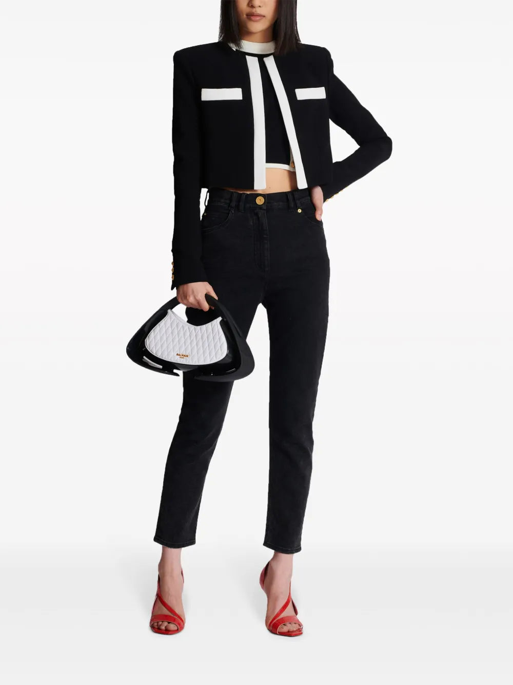 Balmain Medium Jolie Madame Shoulder Bag