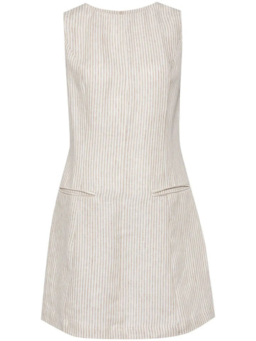 Reformation Citron Linen Dress