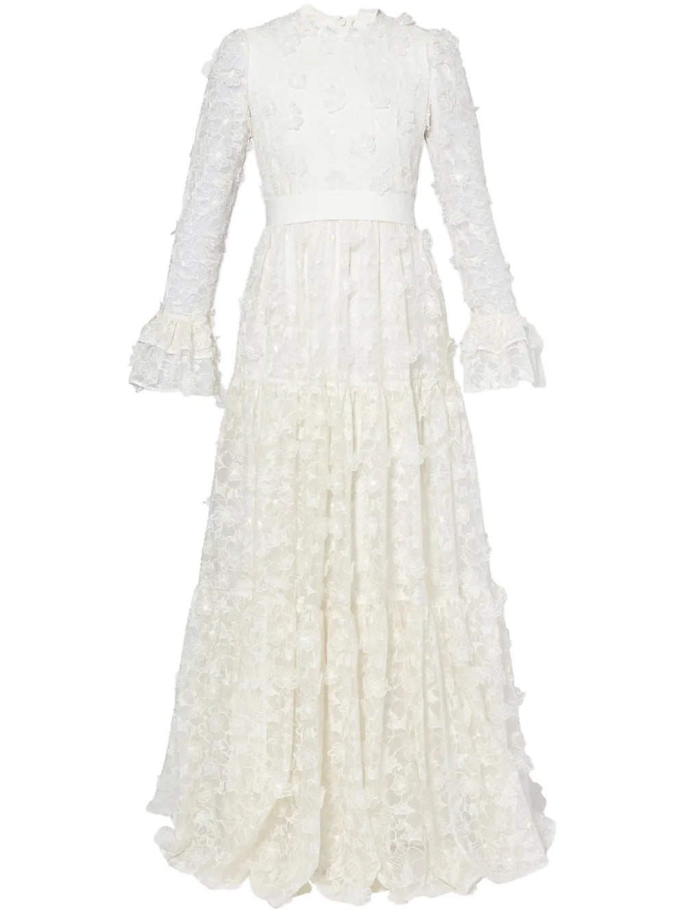 Erdem Alvaro Floral Cutwork Silk Organza Gown