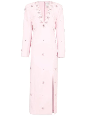 Huishan Zhang Aurore Crystal Embellished Midi Dress