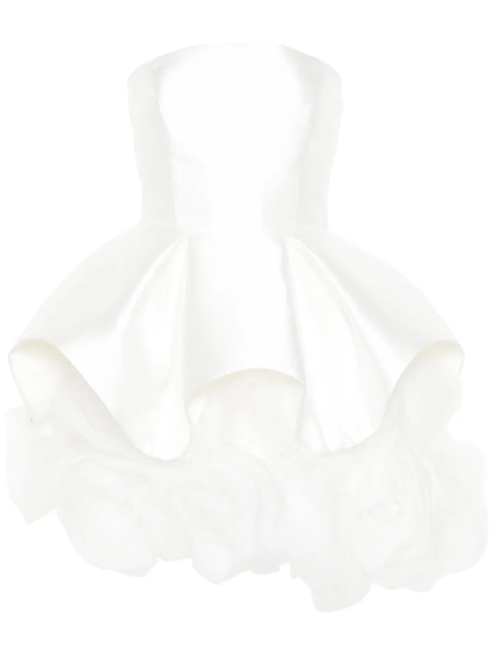 Ana Radu Floral Applique Mini Dress