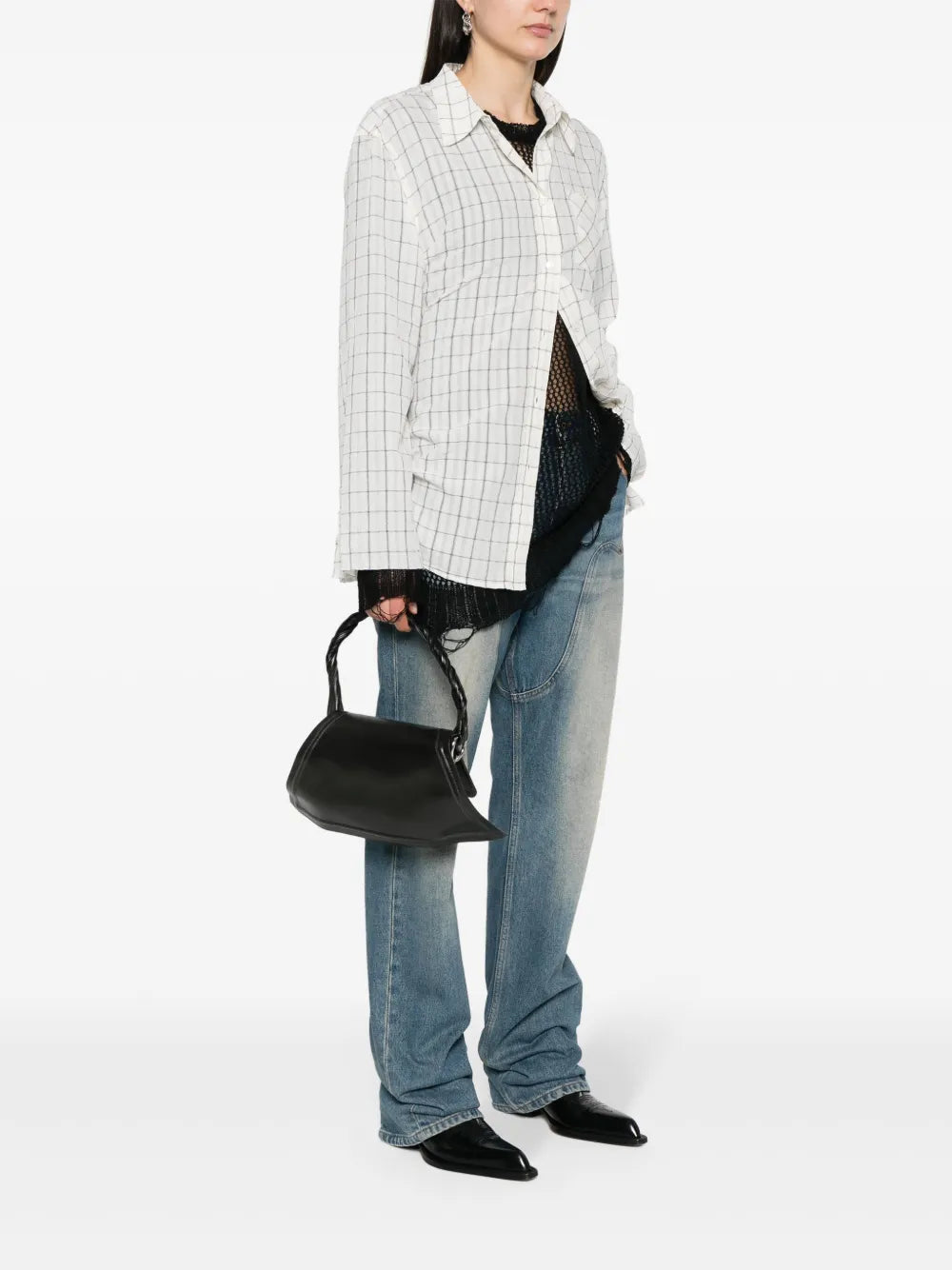 Yproject Moldable Leather Mini Bag