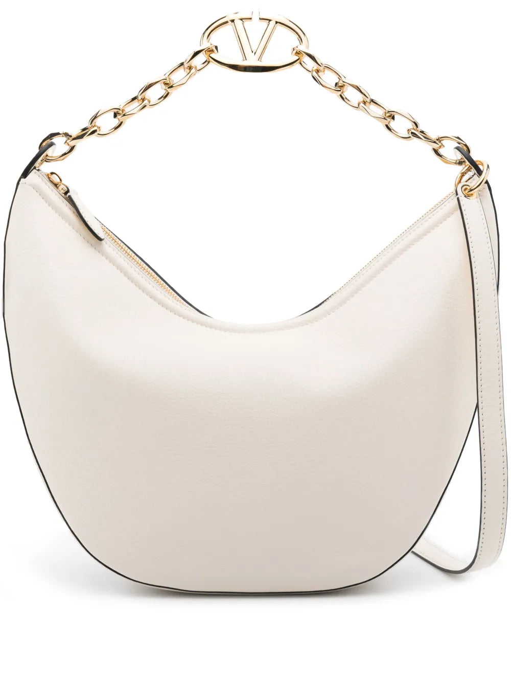 Valentino Garavani Vlogo Signature Leather Shoulder Bag