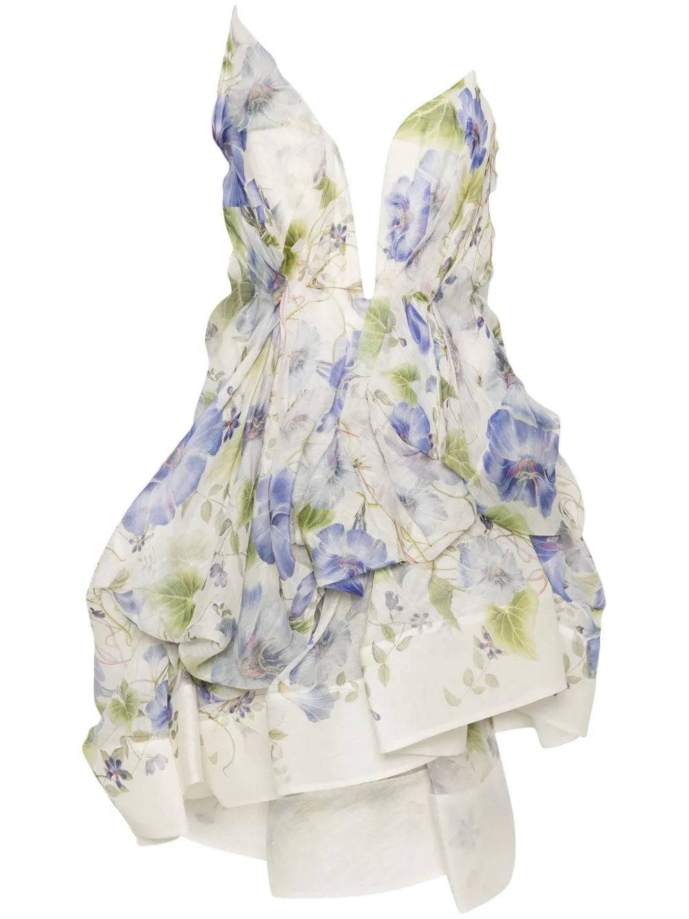 Zimmermann Natura Draped Mini Dress