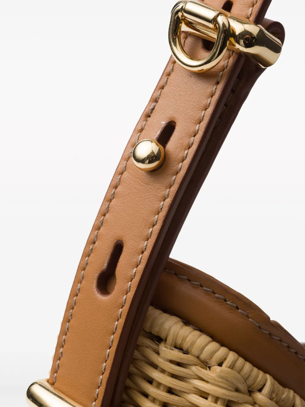 Prada Arque Woven Shoulder Bag