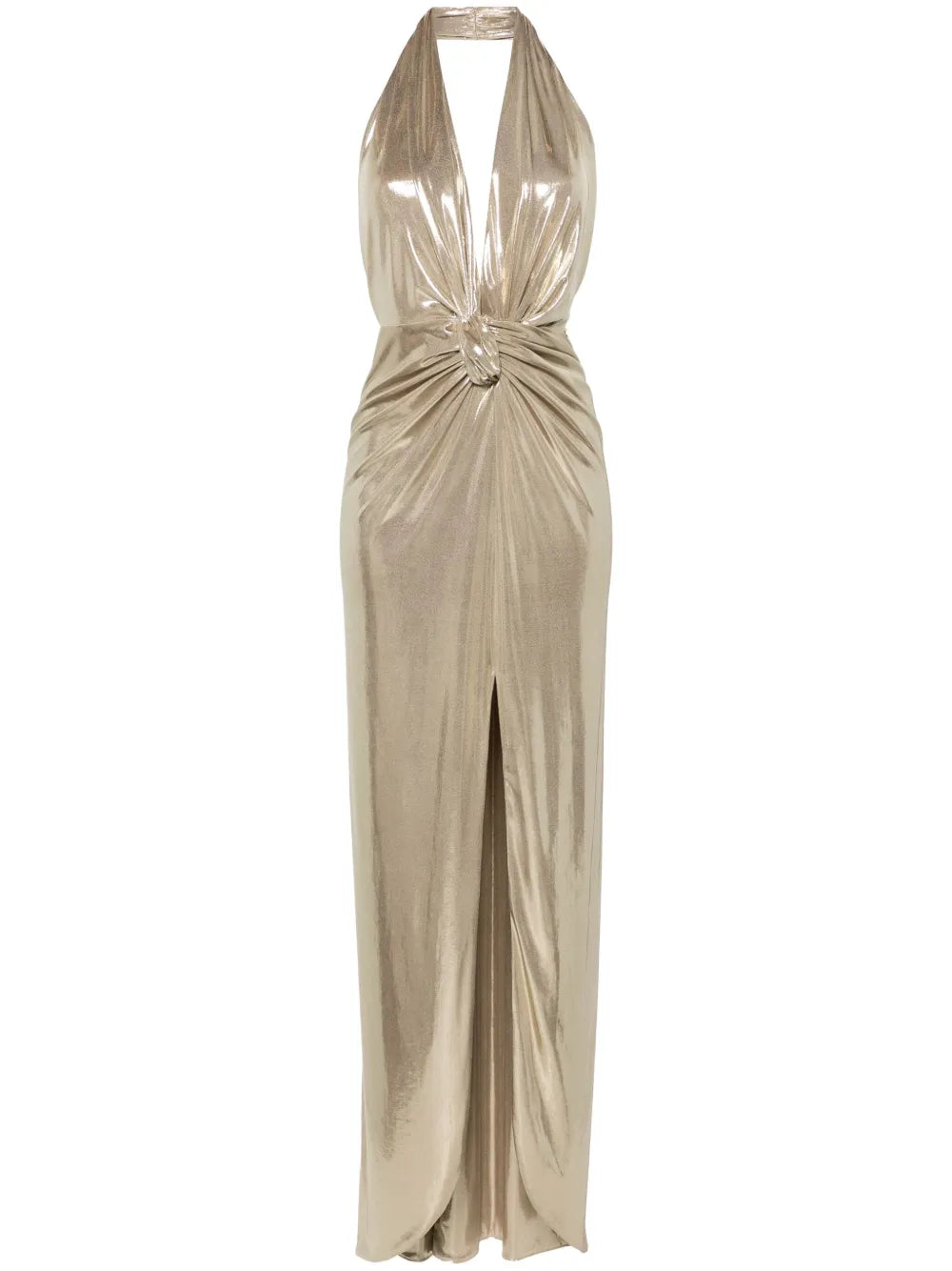 Nissa Lame Maxi Dress