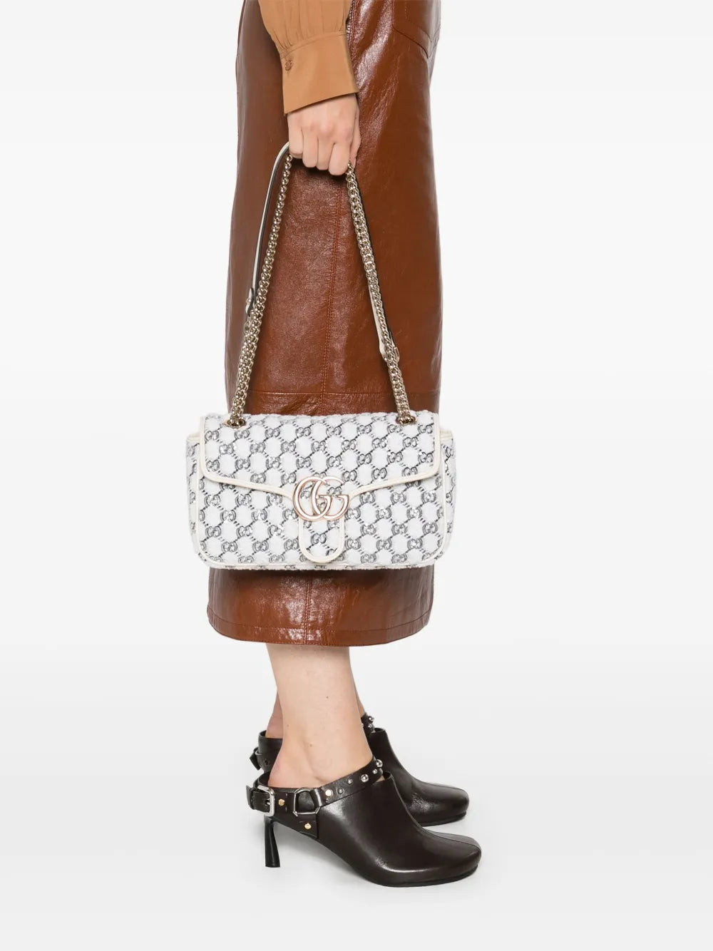 Gucci Small Gg Marmont Shoulder Bag