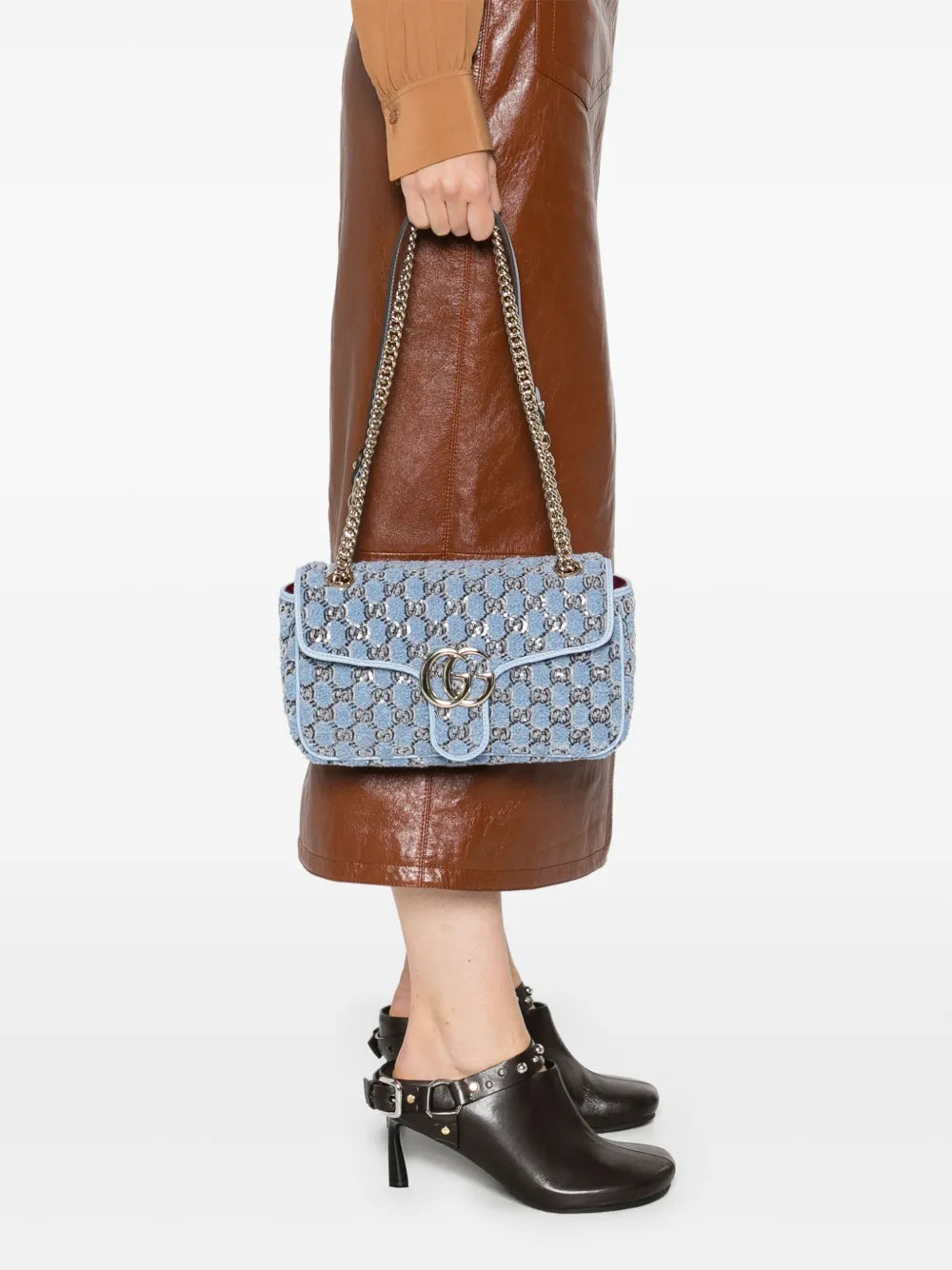 Gucci Small Gg Marmont Shoulder Bag