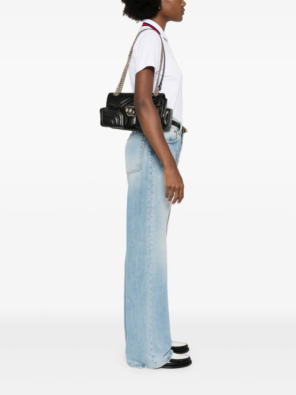 Gucci Small Gg Marmont Shoulder Bag