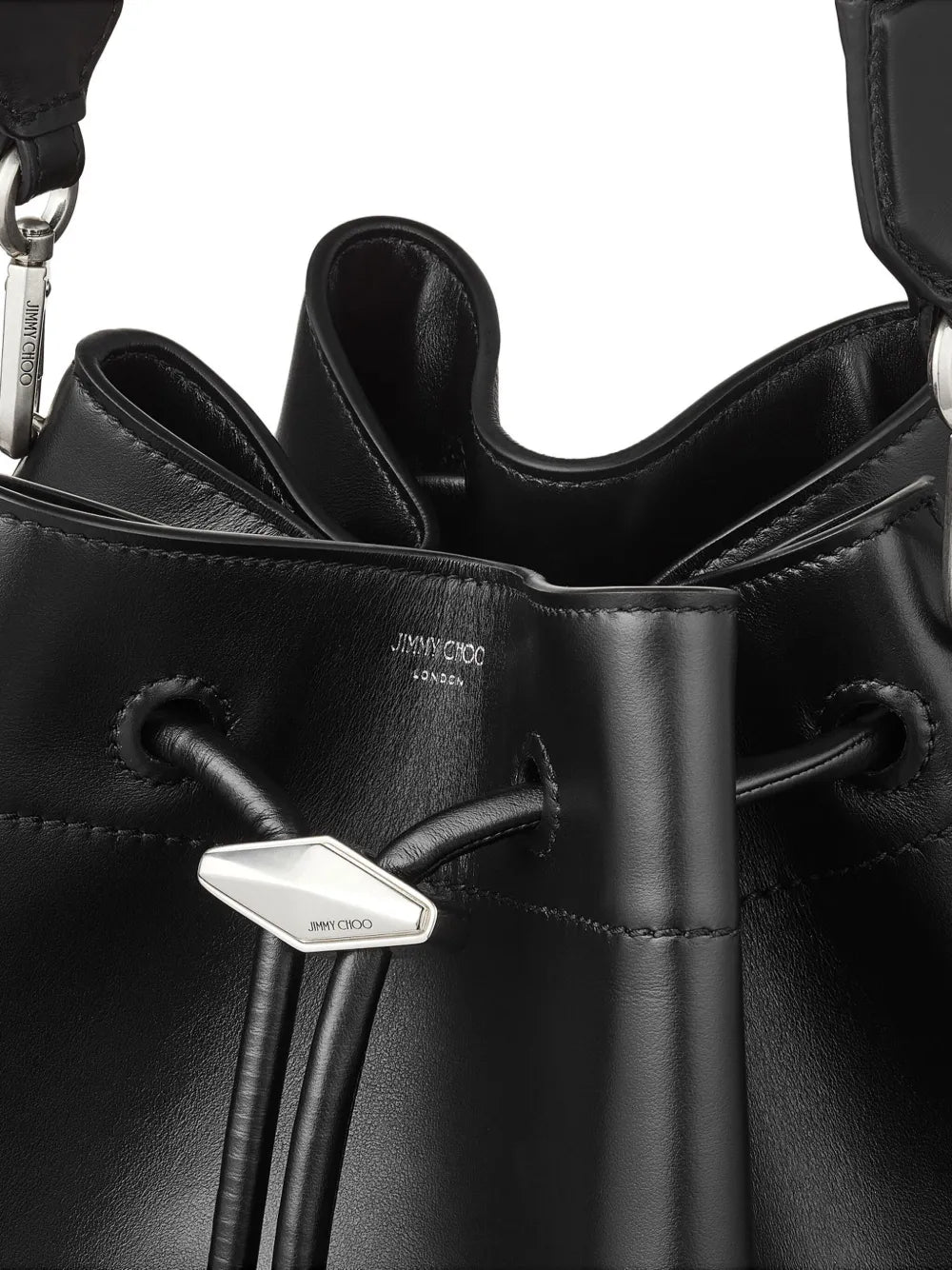 Jimmy Choo Cinch L Leather Bucket Bag