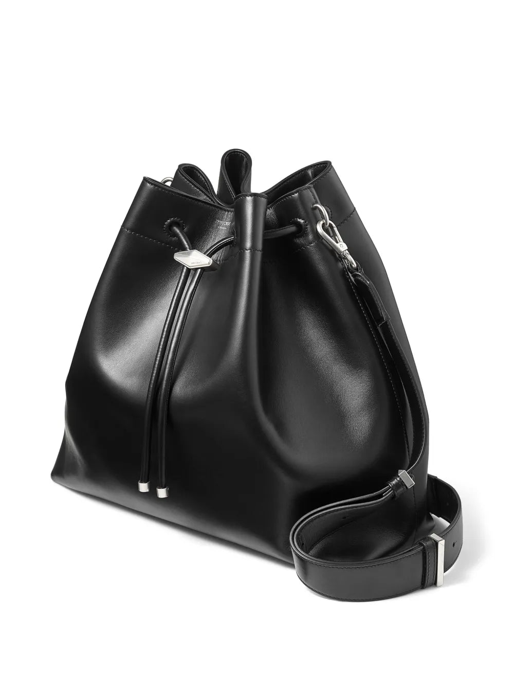 Jimmy Choo Cinch L Leather Bucket Bag