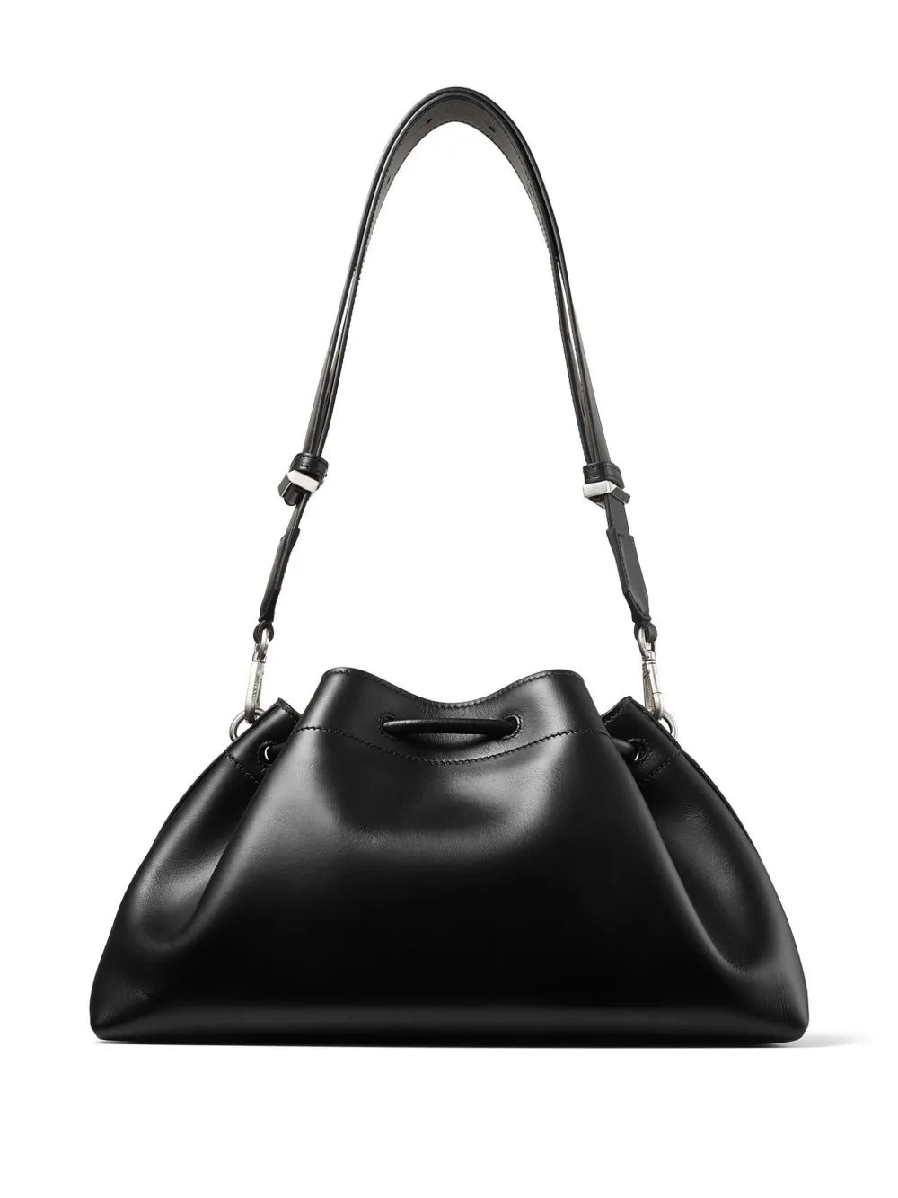 Jimmy Choo Medium Cinch Leather Bucket Bag