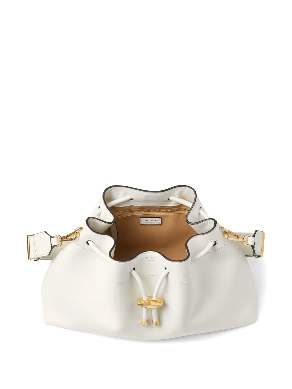 Jimmy Choo Cinch M Leather Bucket Bag