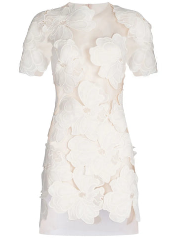 Silvia Tcherassi Hada Semi Sheer Minidress