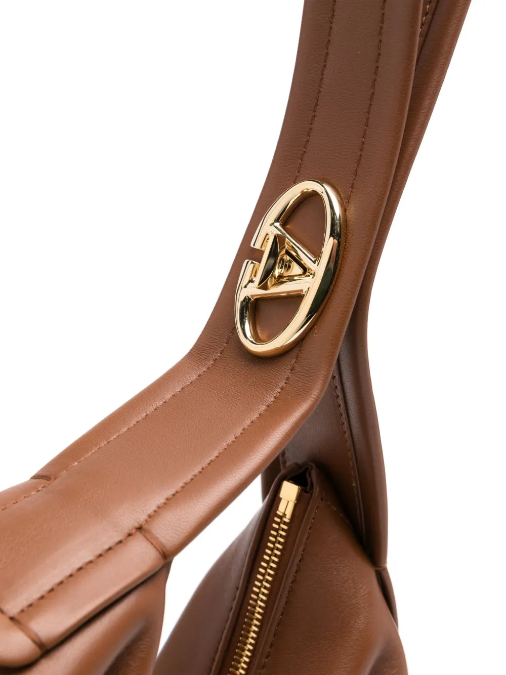 Valentino Garavani Vlogo Leather Shoulder Bag