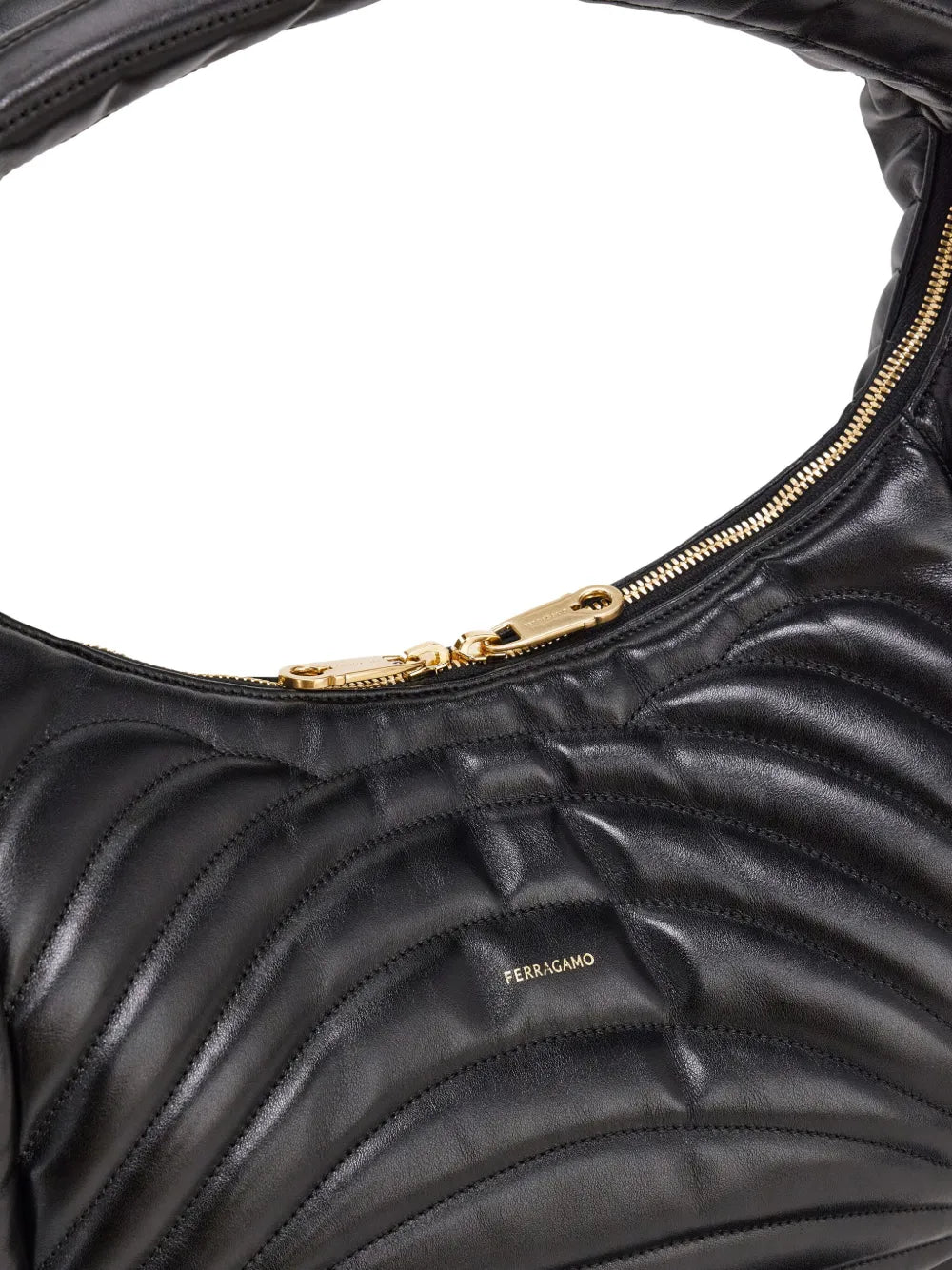 Ferragamo Quilted Hobo Bag