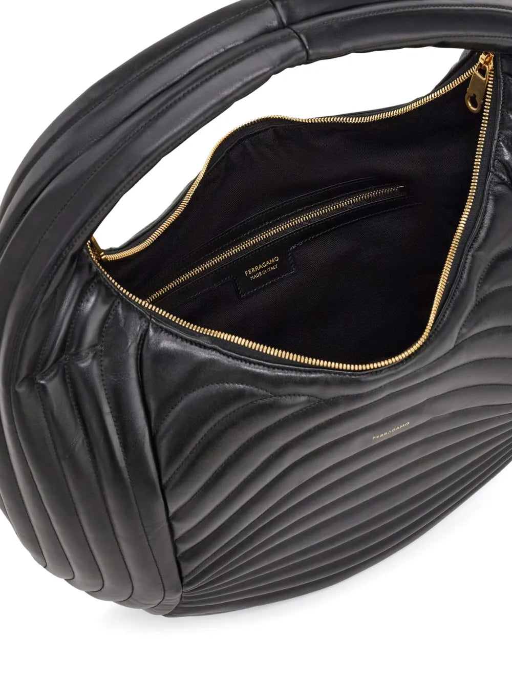 Ferragamo Quilted Hobo Bag