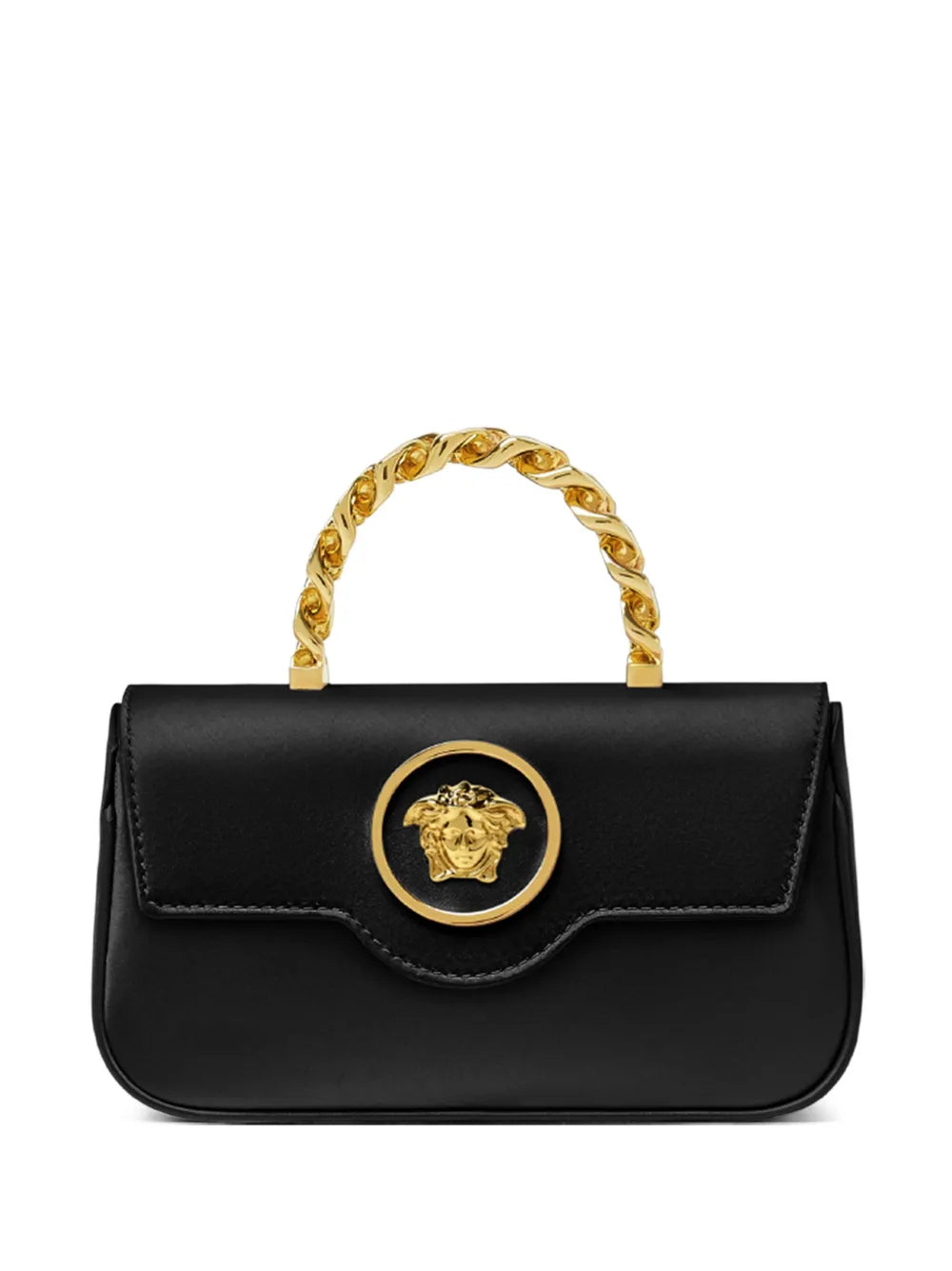 Versace La Medusa Satin Mini Bag
