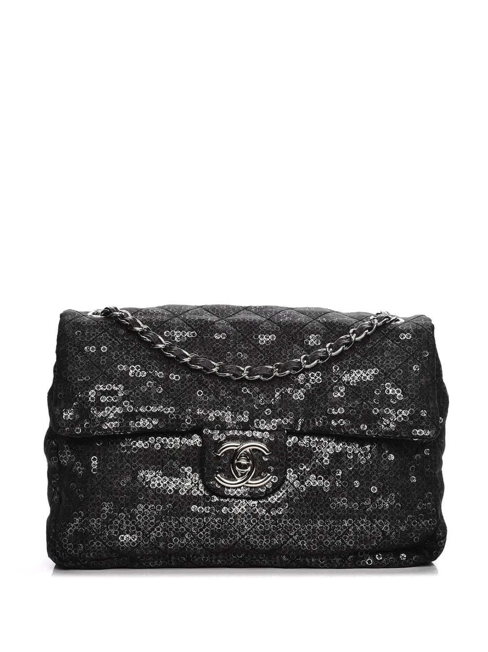 Chanel Pre Owned 2009 Jumbo Classic Flap Shoulder Bag