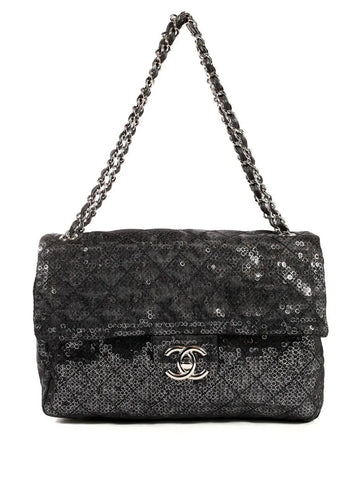 Chanel Pre Owned 2009 Jumbo Classic Flap Shoulder Bag