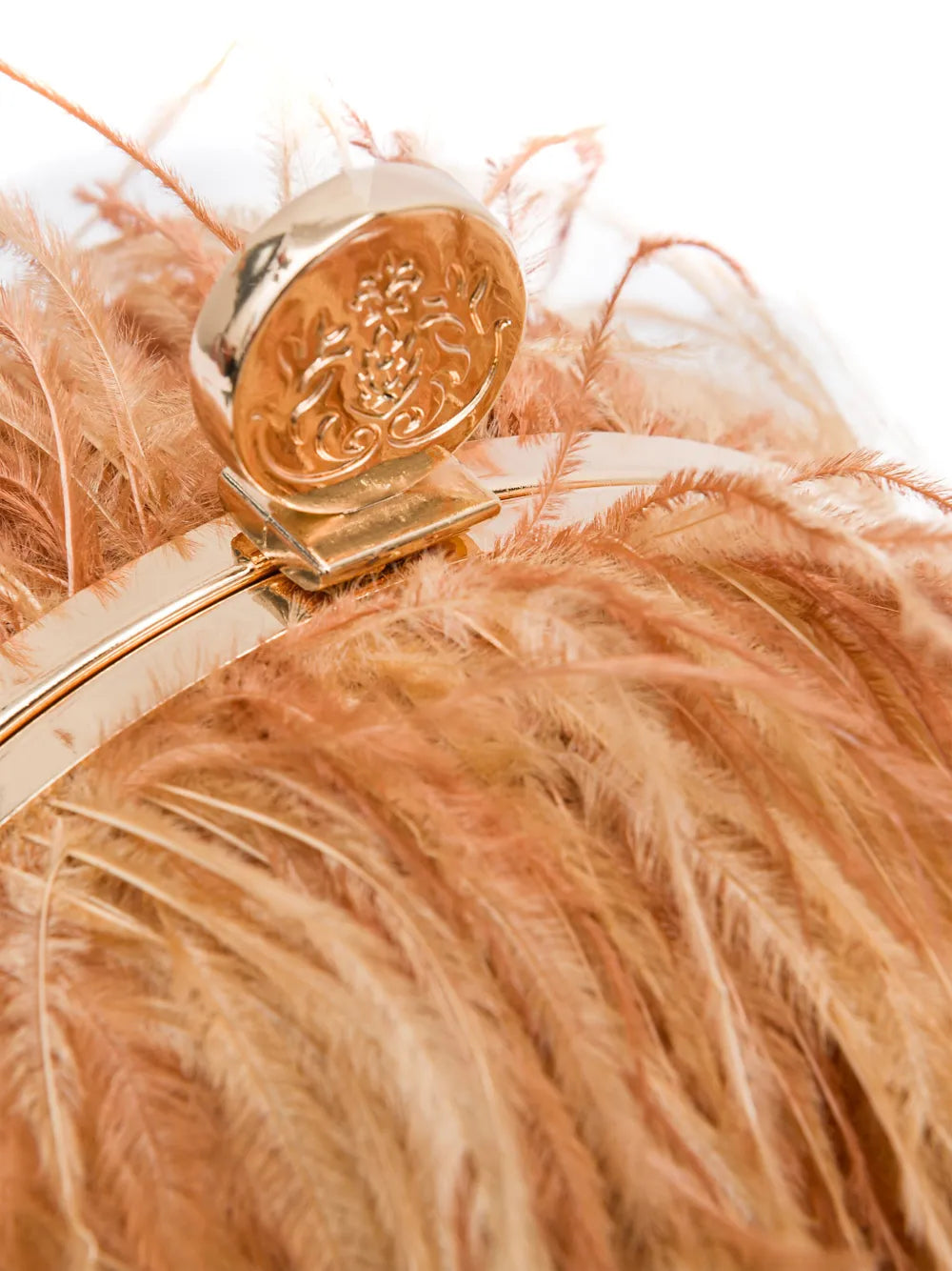 Isla Lily Feathered Shoulder Bag