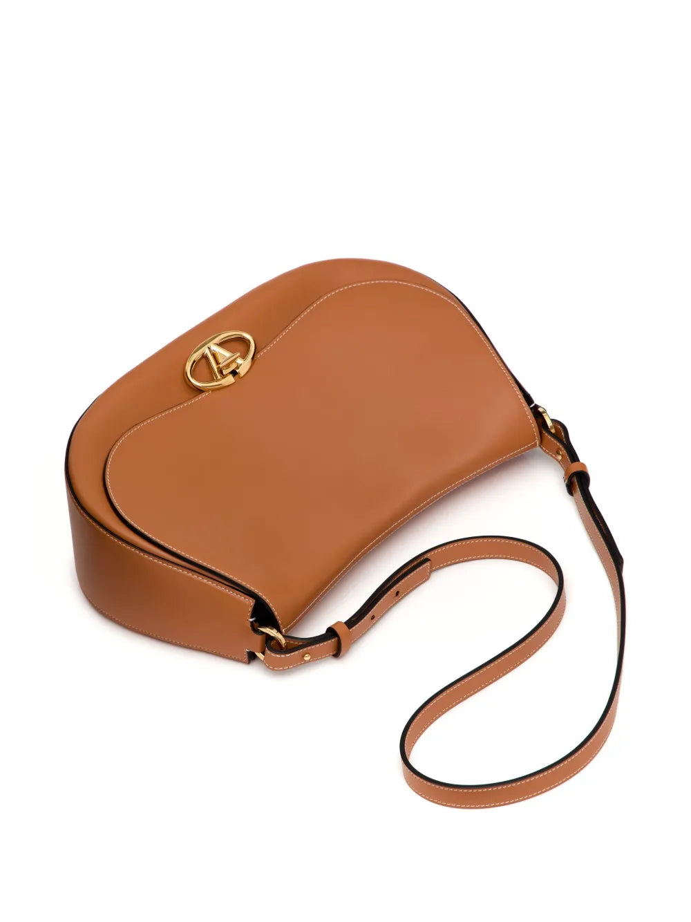Valentino Garavani Medium Ohval Leather Shoulder Bag