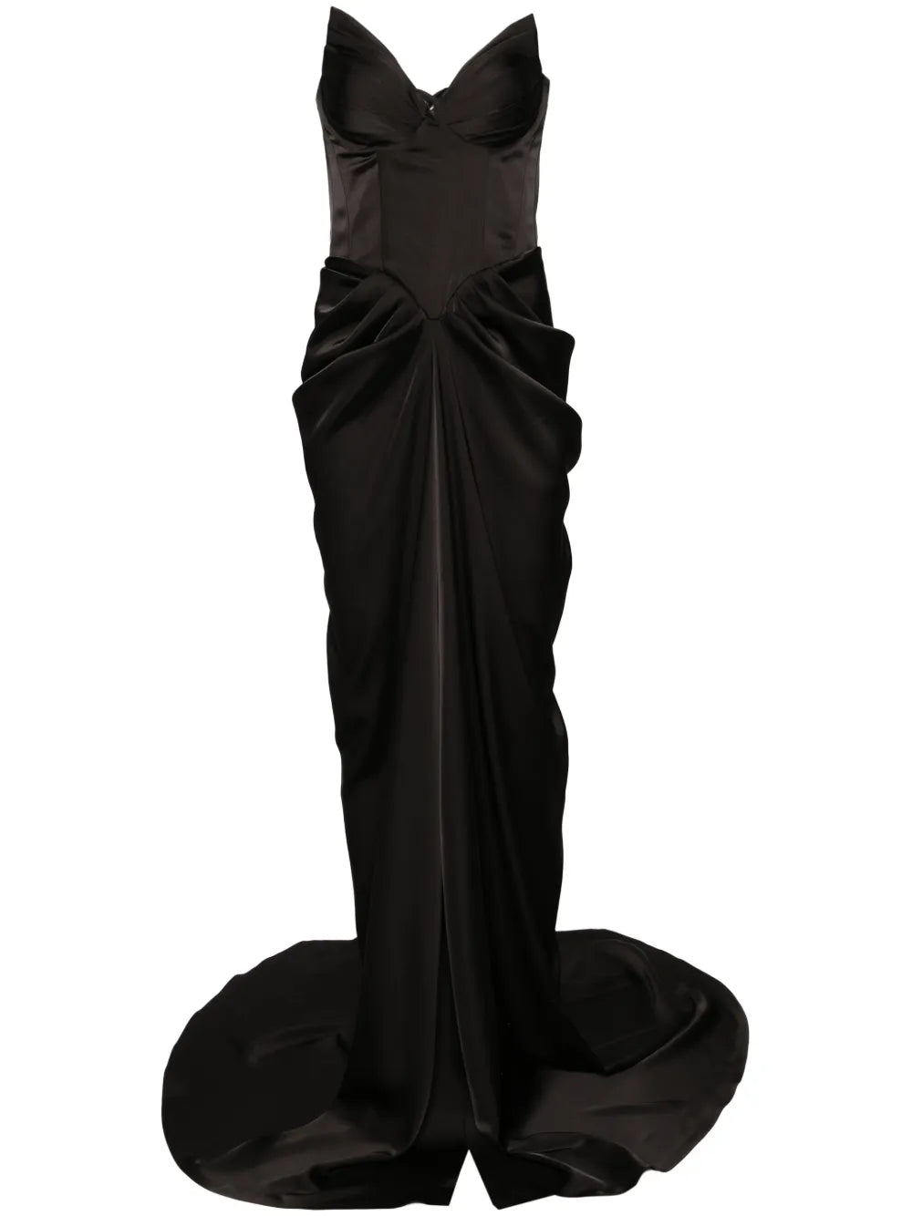Ana Radu Corset Style Satin Gown