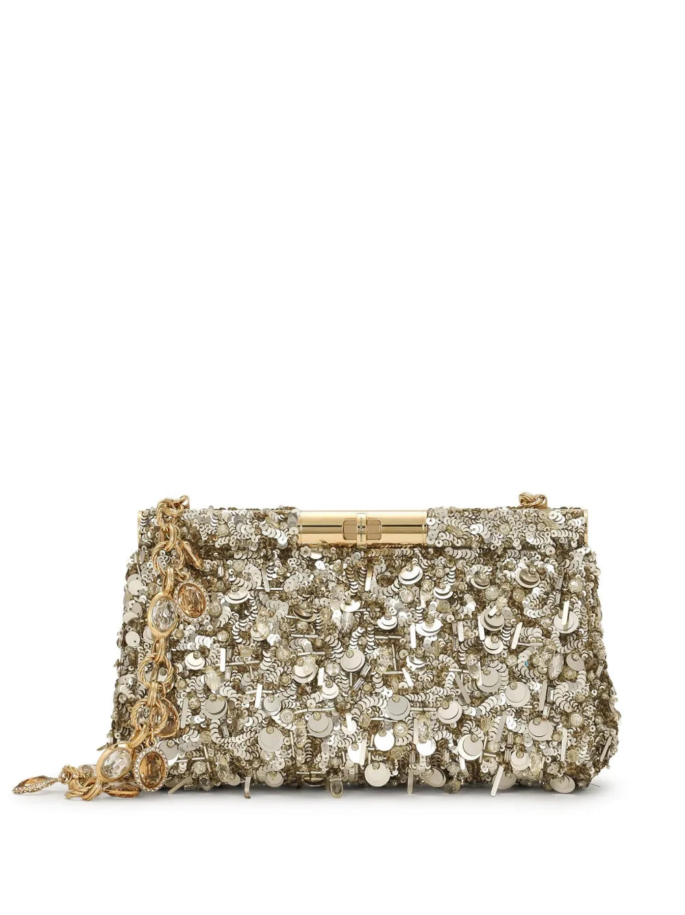 Dolce Gabbana Sequinned Shoulder Bag