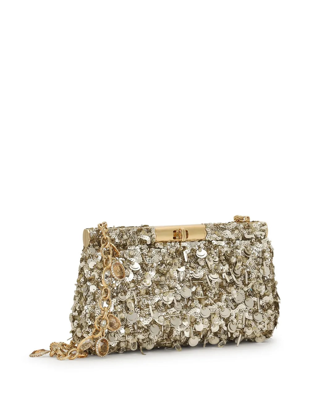 Dolce Gabbana Sequinned Shoulder Bag