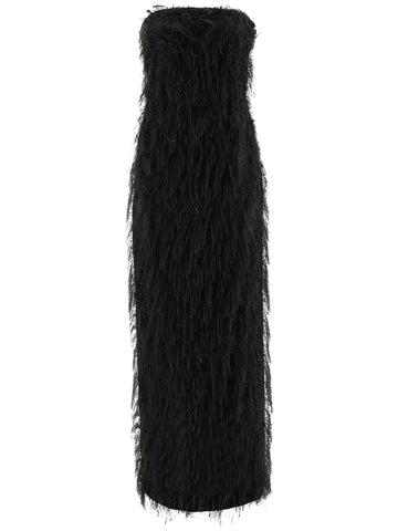 Ferragamo Fringes Maxi Dress