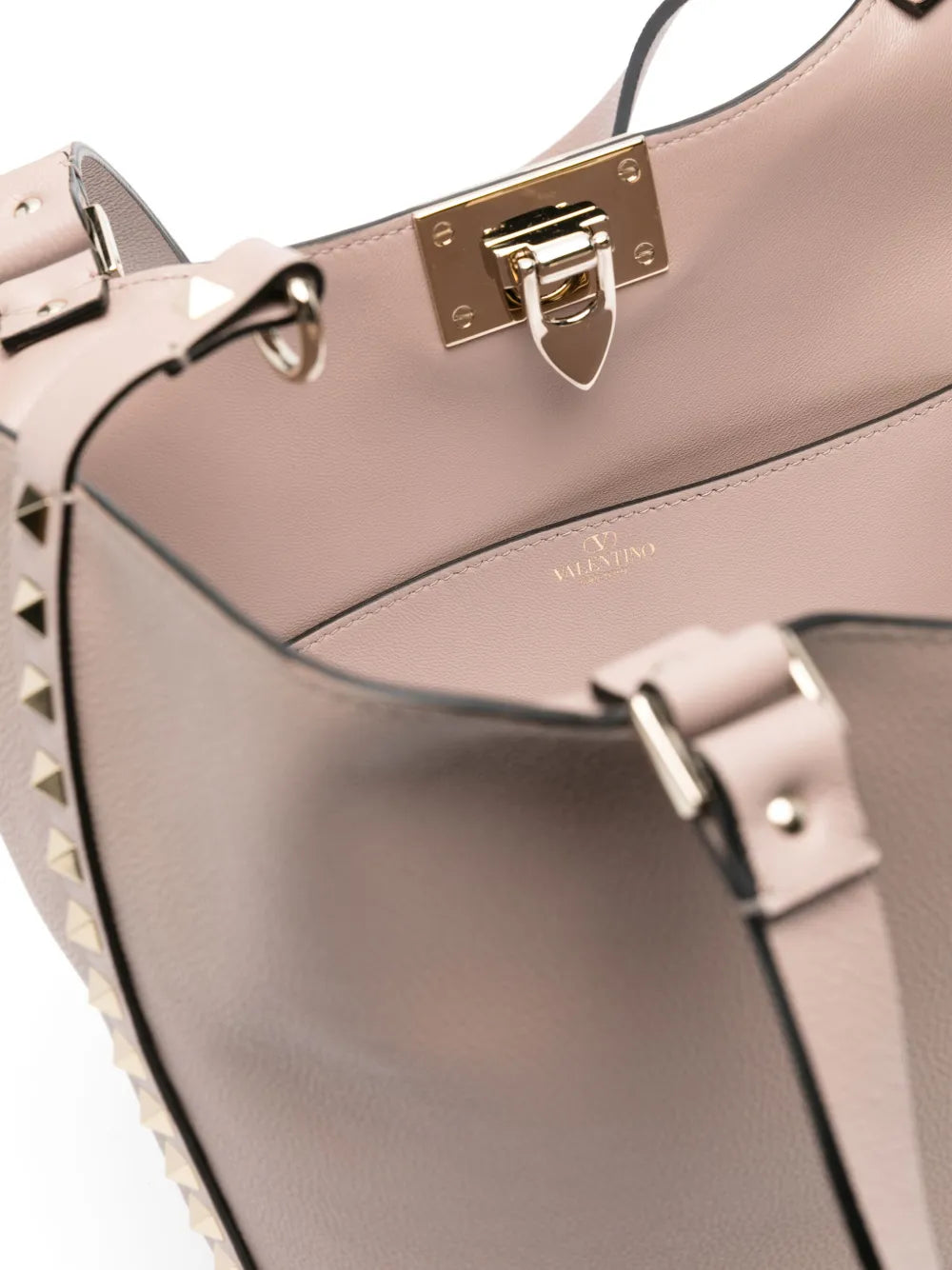 Valentino Garavani Rockstud Leather Shoulder Bag