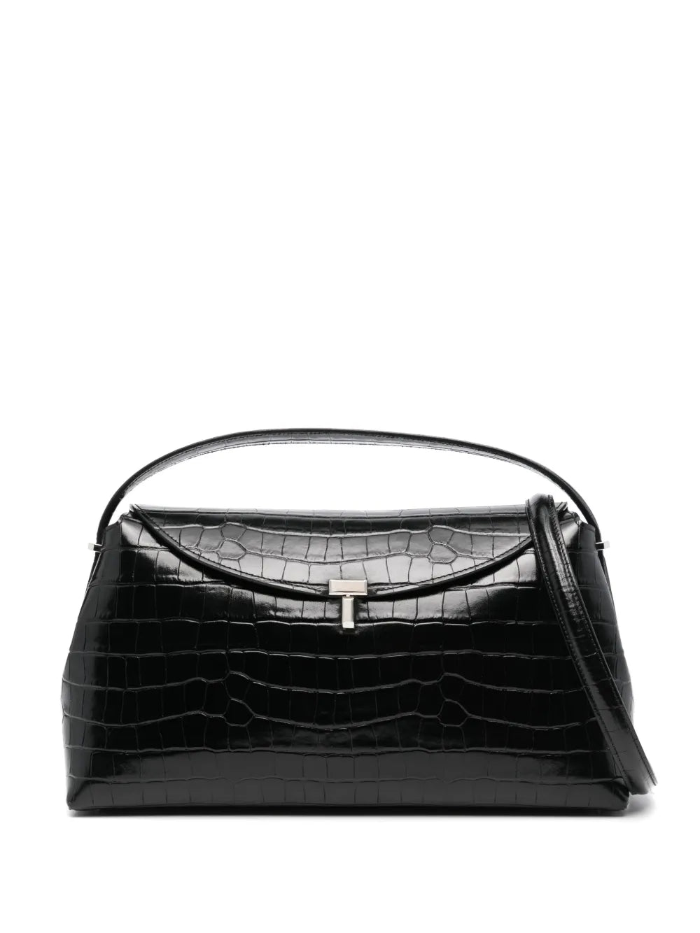 Toteme T Lock Leather Top Handle Bag