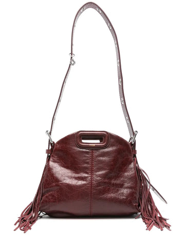 Maje Mini Miss M Leather Shoulder Bag