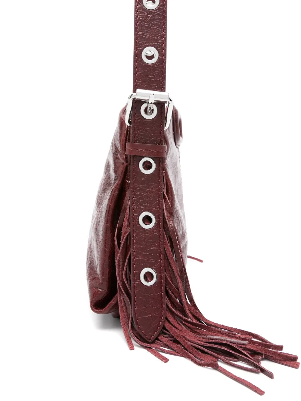 Maje Mini Miss M Leather Shoulder Bag