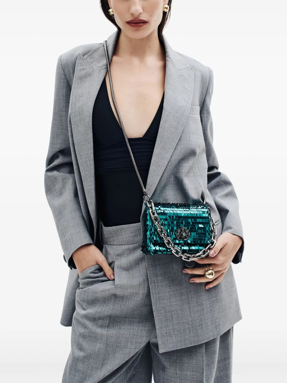 Isla Mini Georgia Sequin Crossbody Bag