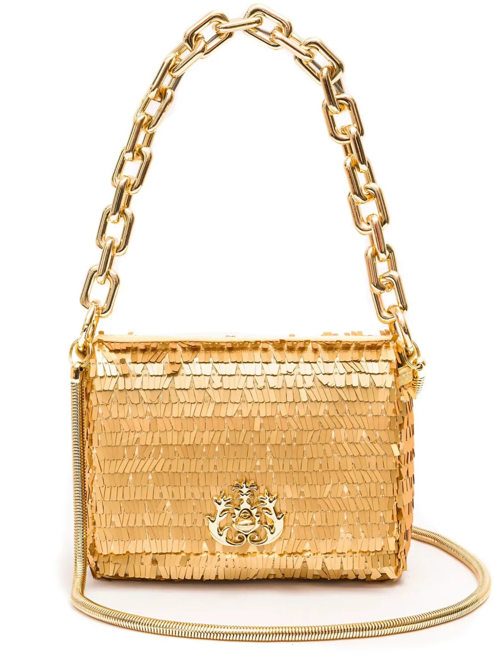 Isla Logo Plaque Shoulder Bag