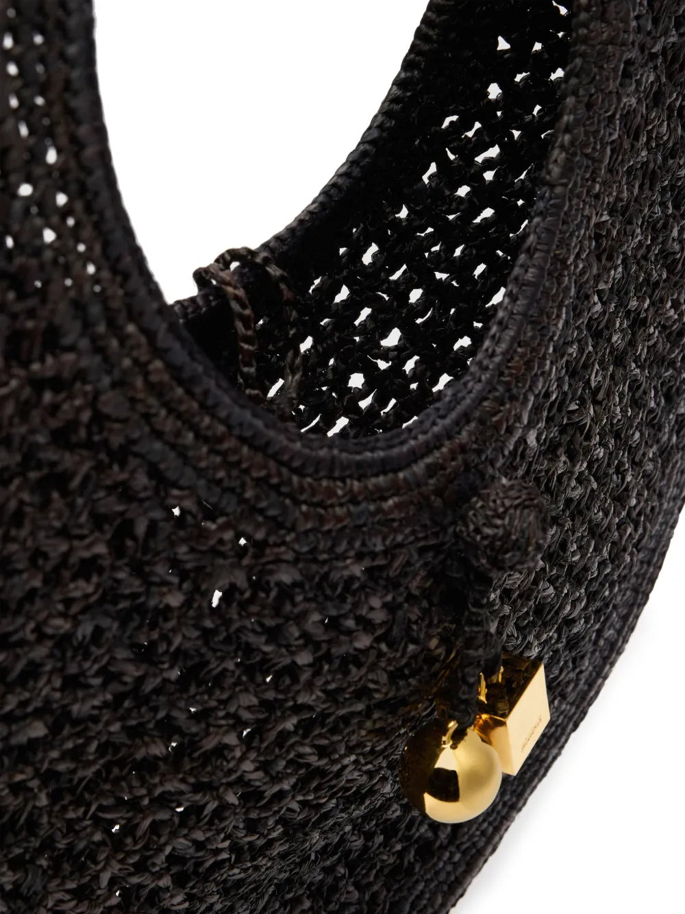 Jacquemus Le Rond Spiaggia Raffia Shoulder Bag