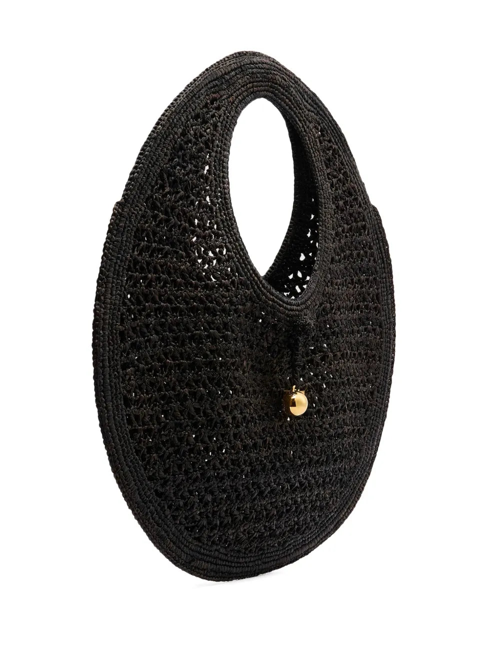 Jacquemus Le Rond Spiaggia Raffia Shoulder Bag