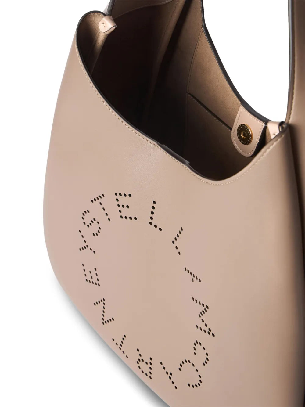 Stella Mccartney Logo Slouchy Shoulder Bag